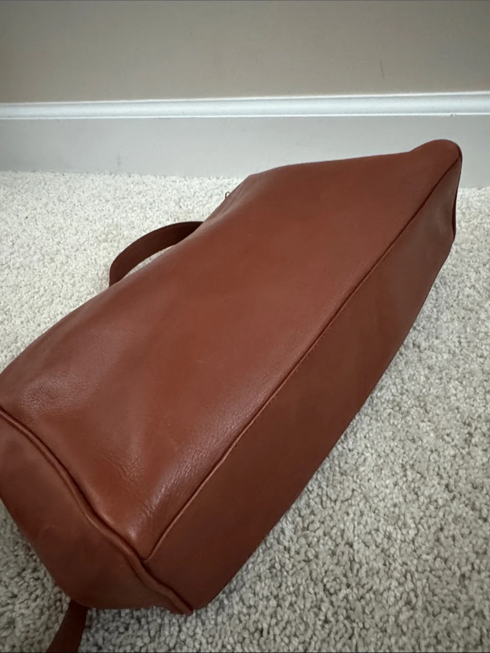 Desmo leather satchel - NWT